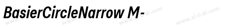 BasierCircleNarrow M字体转换 BasierCircleNarrow M字体转换